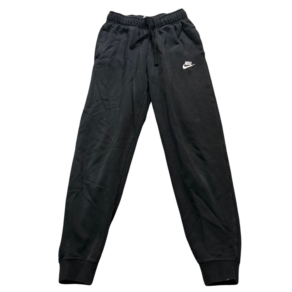 Nike Sportswear Club Fleece Joggers Black Sweatpants XS TP ECH